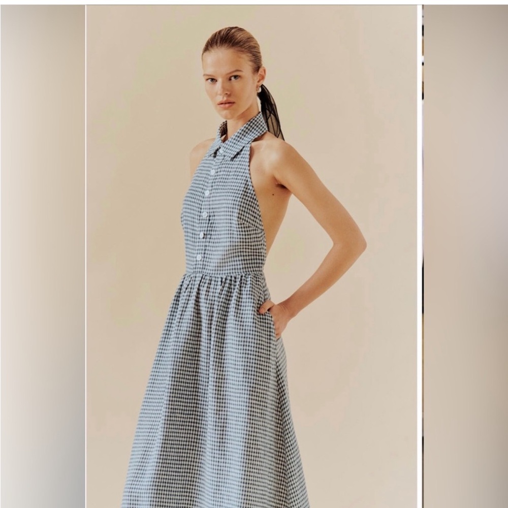 Reformation Tace Linen Dress Size 6